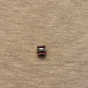 Kay Jewlers Sweet 16 Pink and Silver Charm Bead